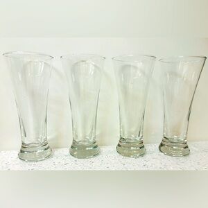Set of Four Pilsner Glasses
